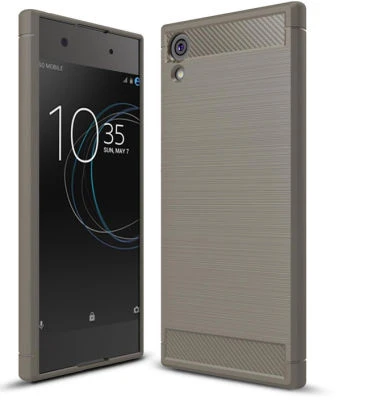 Sony Xperia XA1 Ultra Koruma Sağlayan Şık Room Silikon Kılıf Gri