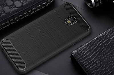 Samsung Galaxy J3 Pro Ultra Koruma Sağlayan Şık Room Silikon Kılıf Siyah