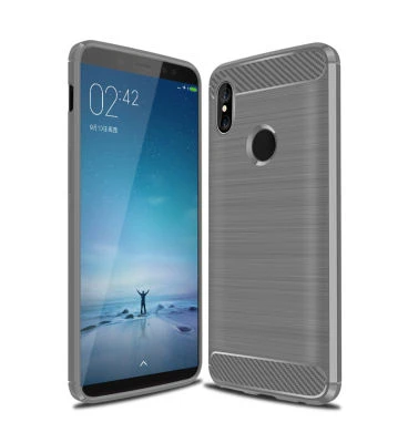 Xiaomi Mi Max 3 Ultra Koruma Sağlayan Şık Room Silikon Kılıf Gri