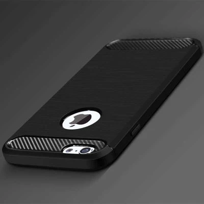 iPhone 7 Ultra Koruma Sağlayan Şık Room Silikon Kılıf Siyah