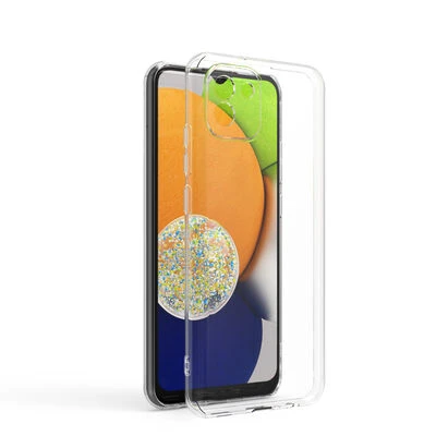 Samsung Galaxy A03 Kılıf Esnek ve Şeffaf Sheer Premium TPU Silikon Kapak Şeffaf