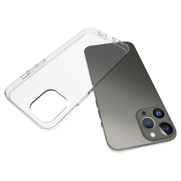 Samsung Galaxy M34 5G Kılıf Esnek ve Şeffaf Sheer Premium TPU Silikon Kapak Şeffaf - 5