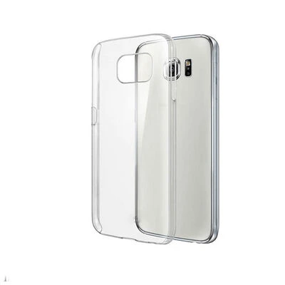 Samsung Galaxy S6 Kılıf Esnek ve Şeffaf Sheer Premium TPU Silikon Kapak Şeffaf - 1