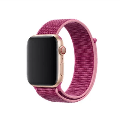 TechnoGuru  Apple Watch 44mm Hasır Kordon KRD03  Pembe