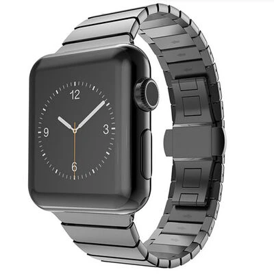 TechnoGuru  Apple Watch Ultra 49mm Klipsli Seramik Metal Kordon KRD16  Siyah