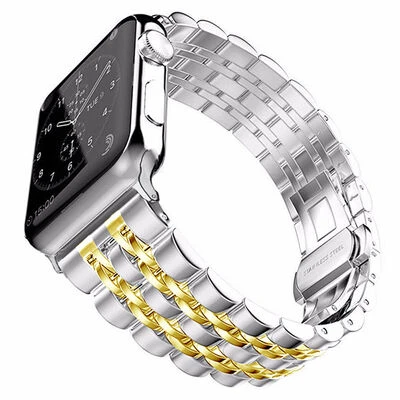 TechnoGuru  Apple Watch 40mm Klipsli Metal Kordon KRD14  Gold