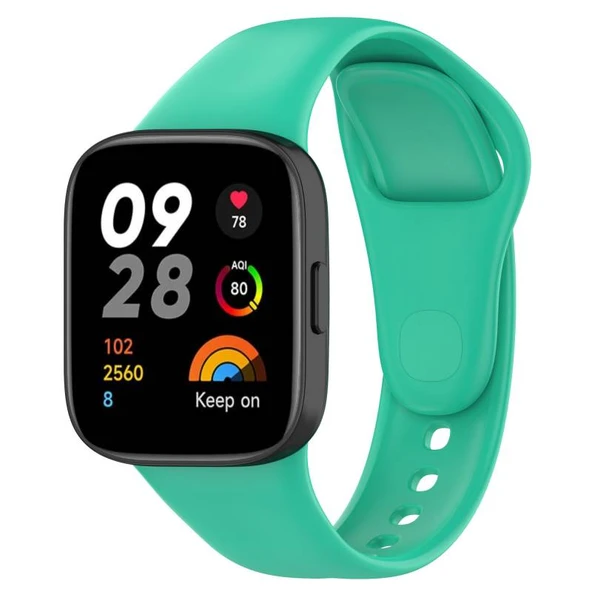 TechnoGuru  Redmi Watch 3 Kordon Esnek Şık Silikon KRD81  Turkauz