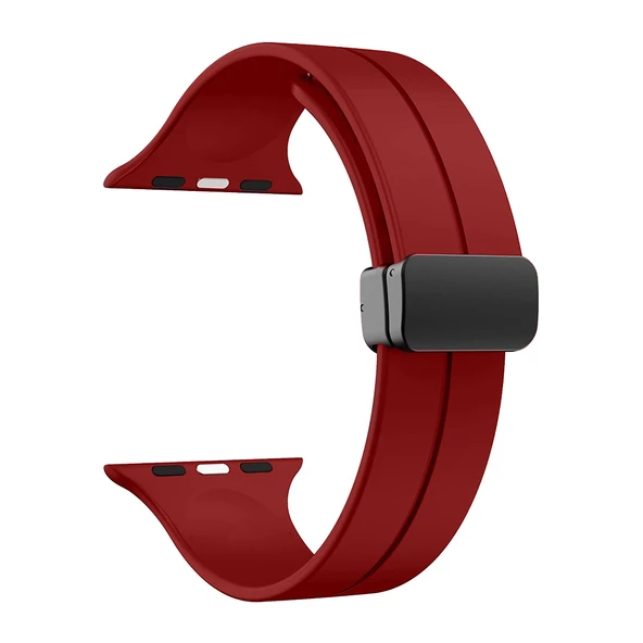 TechnoGuru  Xiaomi Amazfit Pace Kordon 22mm Metal Tokalı Esnek Silikon KRD84  Açık Turuncu - 5