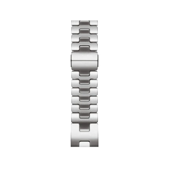 TechnoGuru  Apple Watch Ultra 49mm Kordon Metal Şık Tasarımlı ve Çift Renkli KRD125  Gümüş - 3