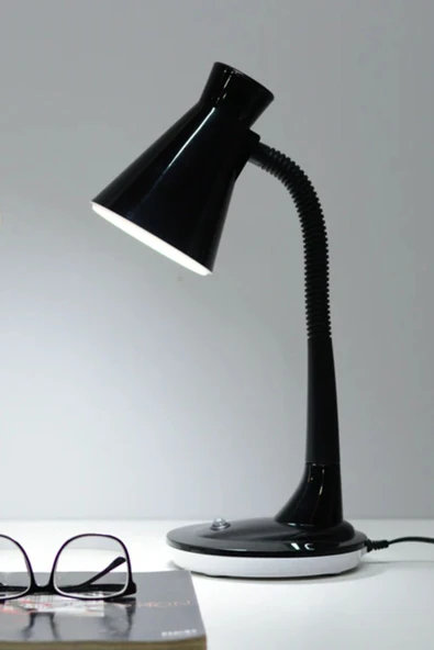 Büyük Boy Akrobatik Masa Lambası - Kitap Okuma, Ders Çalışma ve Gece Lambası, Max 10W Ampül - 3
