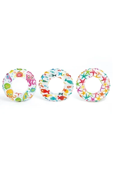 Intex Baskılı Yüzme Havuz Deniz Simit 51 cm (3-6 Yaş) IS59230 - 2