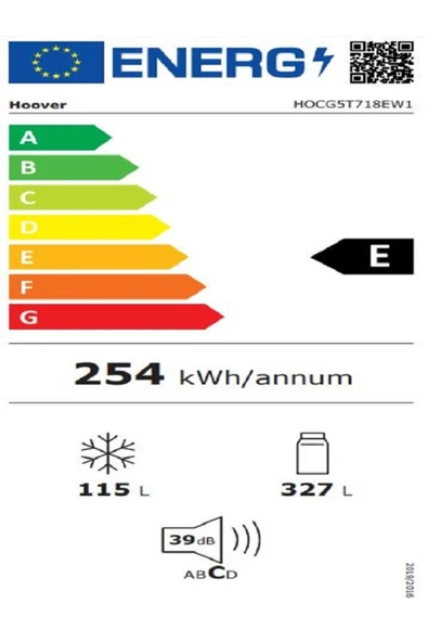 HOOVER HOCG5T718EW1 442 Lt No Frost Buzdolabı - 3
