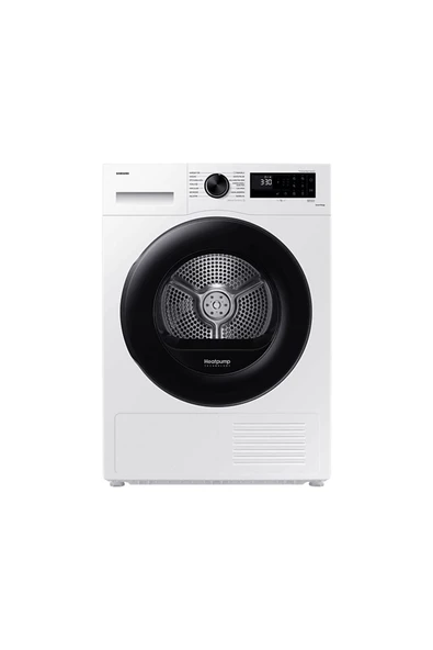SAMSUNG DV90CGC0A0AEAH A++ Enerji Sınıfı 9kg Isı Pompalı Kurutma Makinesi Beyaz