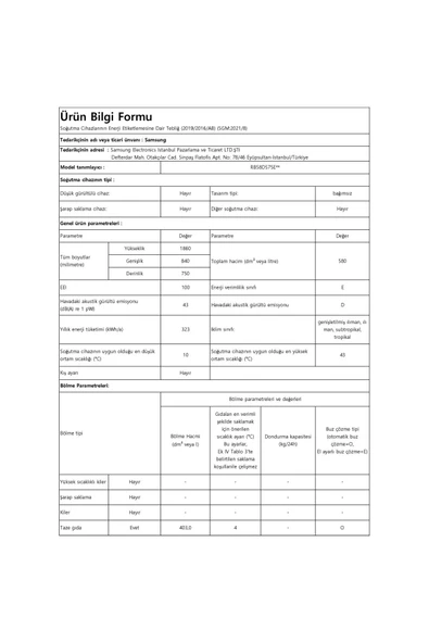 SAMSUNG Rb58ds75eww Kombi No Frost Buzdolabı - 4