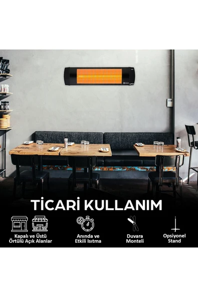 UFO Omri 12 Termostatlı Hem Yatay Hem Dikey Isıtıcı - 3