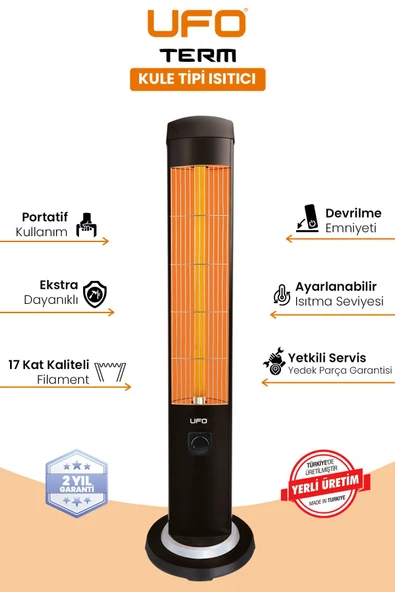 UFO Term 2300W Kule Tipi Isıtıcı - 3
