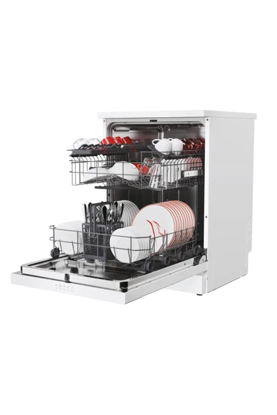 HOOVER HF 3E53E0W-17 5 Programlı Bulaşık Makinesi - 115 Adet Fairy Bulaşık Makinesi Deterjanı Hediye - 6