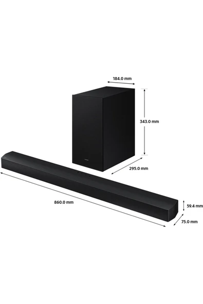 SAMSUNG B650 Soundbar 3.1 Kanal Derin Baslı Hoparlör ürün görseli