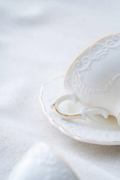 Acar SYT-06058 Angela Gold 6lı Kahve Fincan Takımı - 3