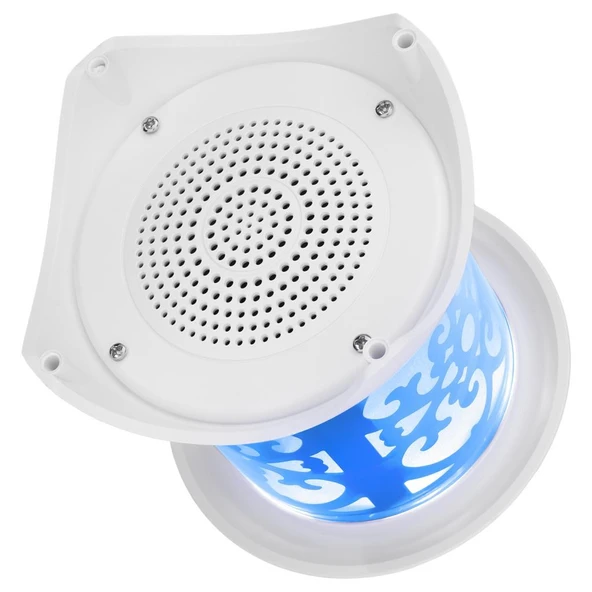 Mikado MD-20BT Beyaz 5W 1200mAh BT-LED Işıklı Bluetooth Hoparlör - 4