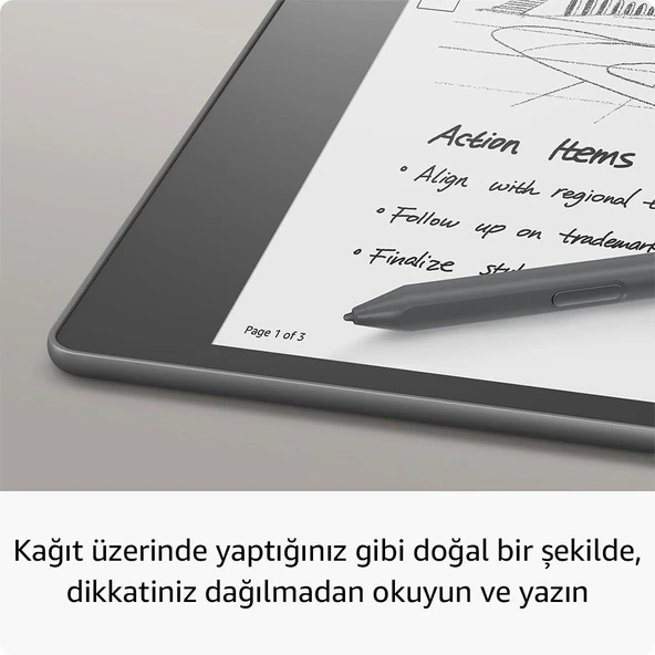 Amazon Kindle Scribe 16GB Premium Pen 2024  - Tungsten - 3
