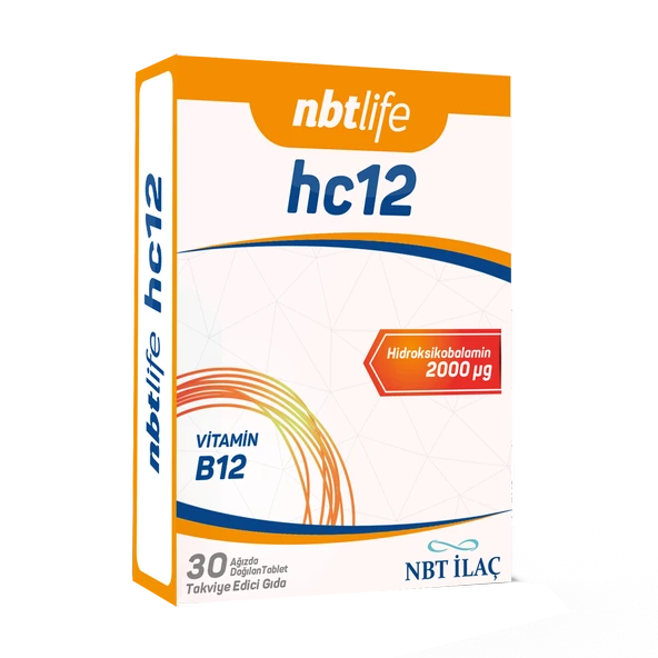 Hc12 Vitamin B12 30 Çiğneme Tableti