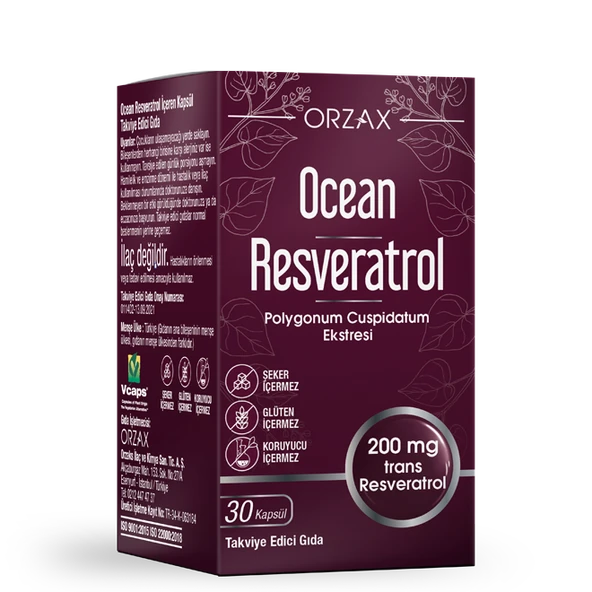 Ocean Resveratrol 200 Mg 30 Kapsül