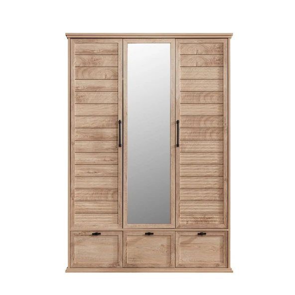 Polo Genç Odası - 3 Kapaklı Dolap, Karyola, Komodin, Çalışma Masası, Şifonyer, Kitaplık - 2