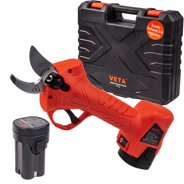AKÜLÜ BUDAMA MAKASI ÇİFT VETA 25 MM ürün görseli