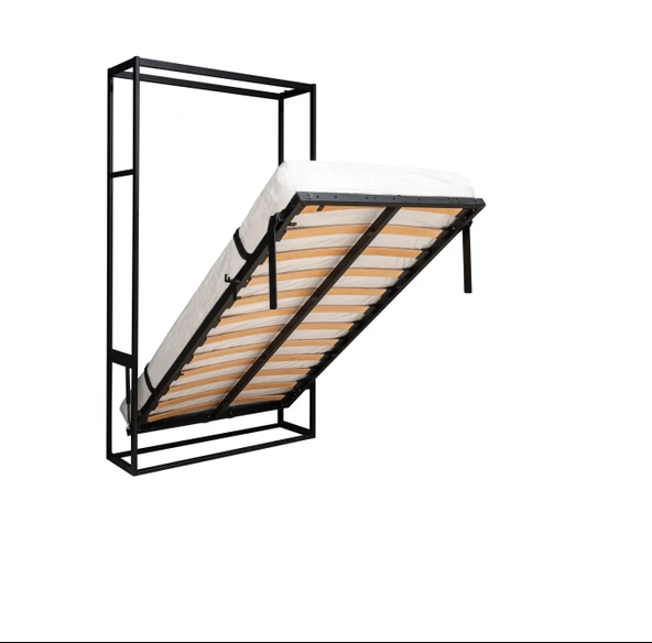 MODAMOB Akıllı Mobilya Metal Kasa Dikey Açılır Tek Kişilik Duvar Yatağı - 4