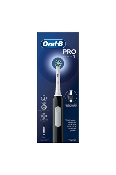 Oral-B Pro Series 1 Siyah Şarjlı Diş Fırçası