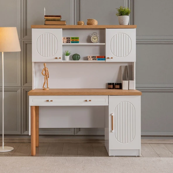 Bilgisayar Masası, Vita Bohem Çalışma Masası, Ahşap Ayaklı - 2