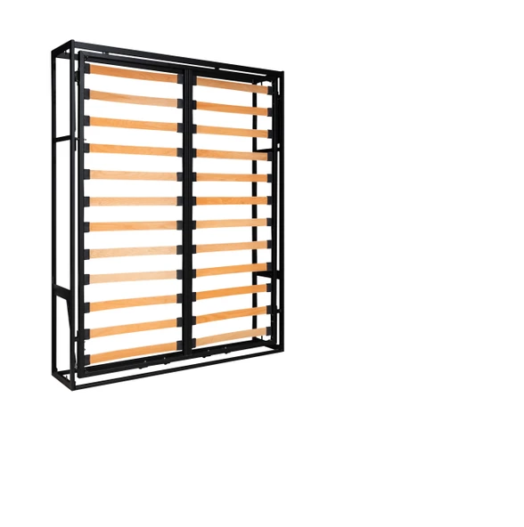MODAMOB Akıllı Mobilya Metal Kasa Dikey Açılır Çift Kişilik Duvar Yatağı - 2