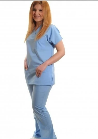 Dr Greys Modeli Cerrahi takım Terikoton ince Kumaş SMALL