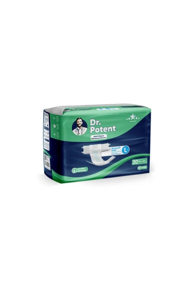 DR.POTENT YETİŞKİN HASTA BEZİ (LARGE) 30 LU