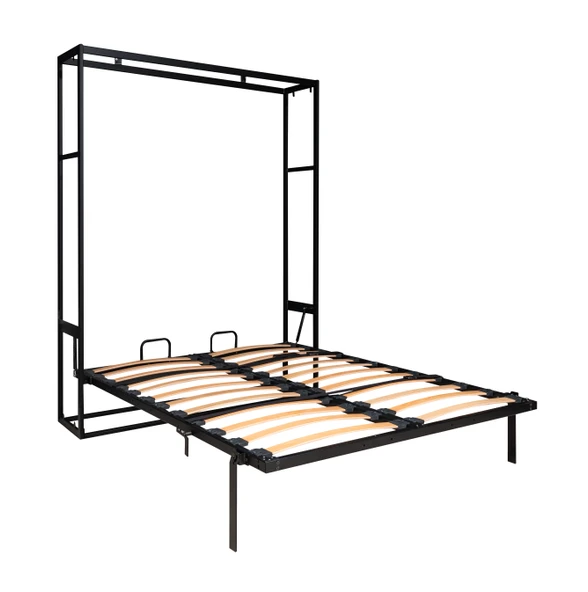 MODAMOB Akıllı Mobilya Metal Kasa Dikey Açılır Çift Kişilik Duvar Yatağı - 6