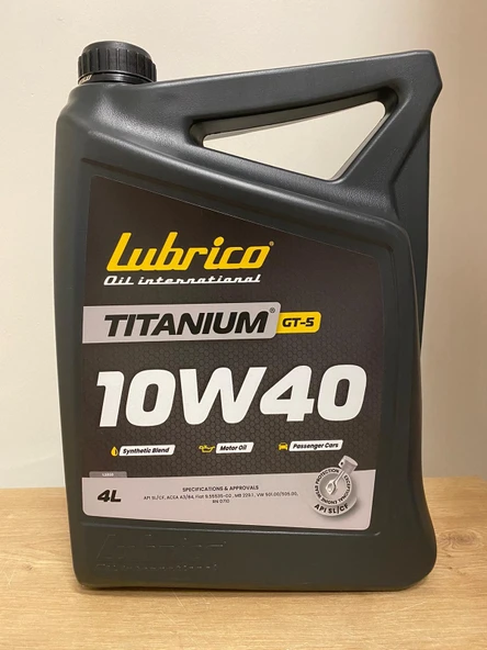 Lubrico 10W-40 4Litre Motor Yağı (2024 Üretim)