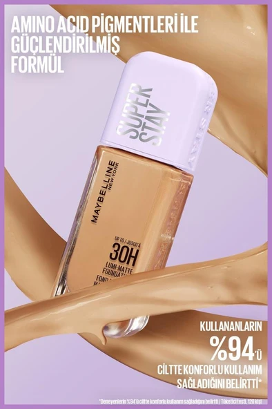 Maybelline New York Super Stay Lumi Matte Fondöten - 129 - 4