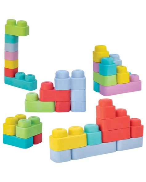 Dede Yumuşak Big Bloklar Çanta 24 Parça 04008 - 2