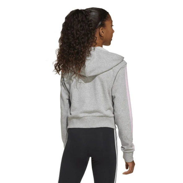 Adidas JJ0949 Jg 3S Ft Fz Cro Kız Çocuk Spor Ceket - 2