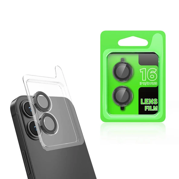 Apple iPhone 16 Kamera Lens Koruyucu Cam HD ZRCL-07 ürün görseli 1