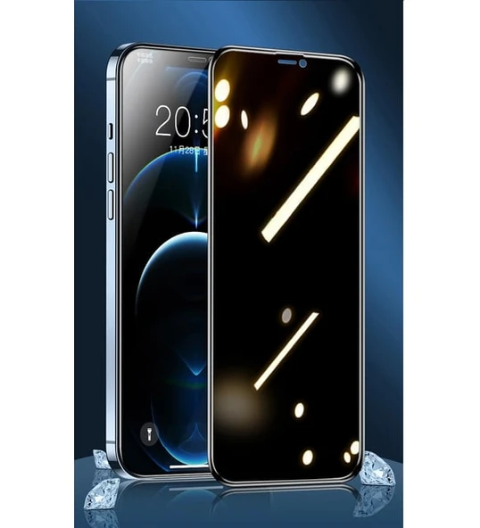 Oppo A36 Uyumlu Cam Ekran Koruyucu 5D Hayalet Privacy Gizli Zr-5DPrivacy - 2