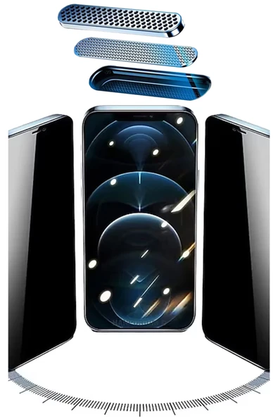 Apple iPhone 11 Ekran Koruyucu Cam Ahize Toz Önleyici HD Görüntü ZRAntiDust