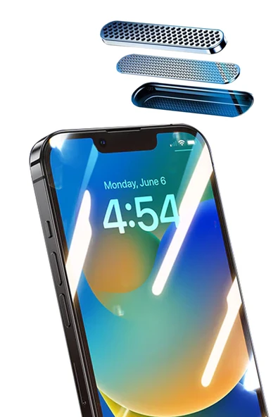 Apple iPhone 13 Pro Ekran Koruyucu Cam Ahize Toz Önleyici HD Görüntü ZRAntiDust ürün görseli 1