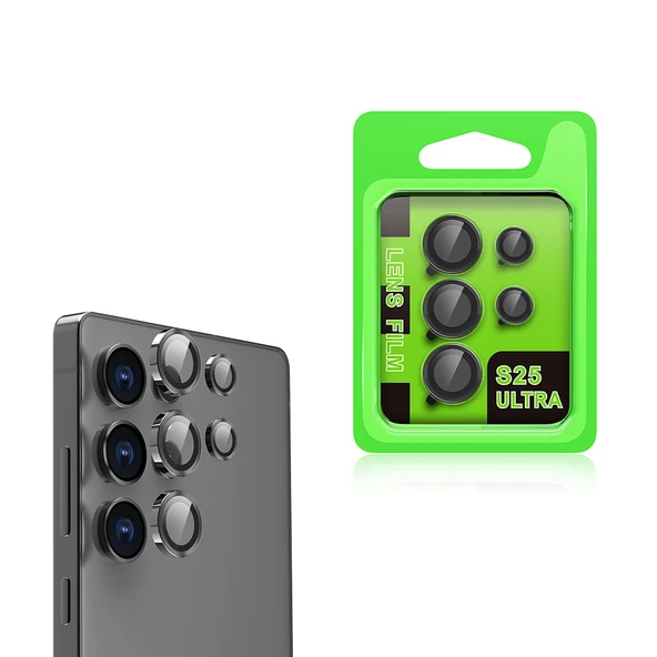 Samsung Galaxy S25 Ultra Kamera Lens Koruyucu Cam HD ZRCL-07 ürün görseli 1
