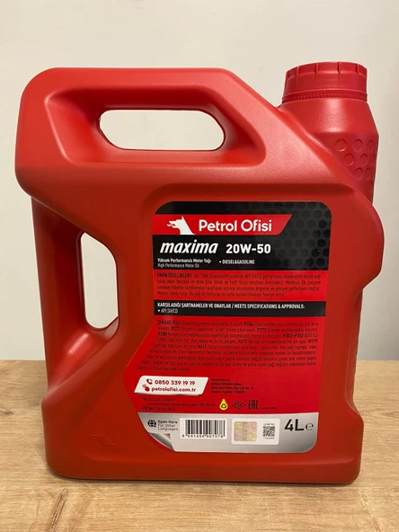 Petrol Ofisi 20W-50 4Litre Motor Yağı (2024 Üretim) - 2