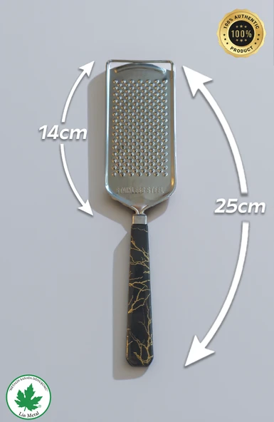 Mermer Desenli Plastik Kulplu EL RENDESİ Paslanmaz Çelik - Resim 3