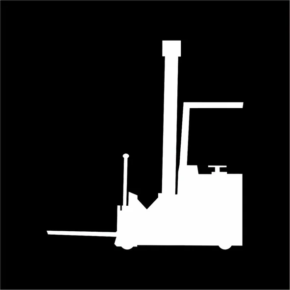 Forklift Boyama Şablonu Forklift Şablonu Forklift Boya Sembolü İmalatı 50x50 cm