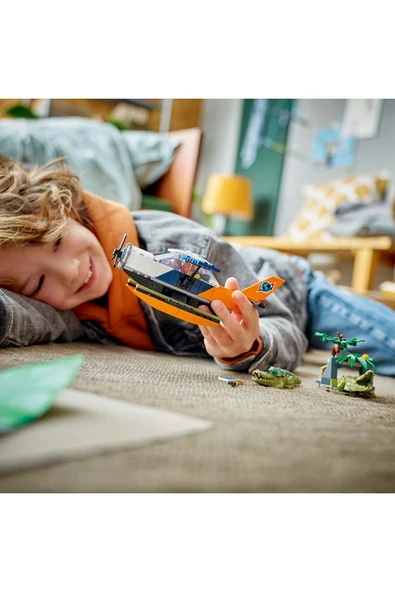 LEGO ® City Orman Kaşifinin Deniz Uçağı 60425 - 6 Yaş ve Üzeri Çocuklar için Yaratıcı Oyuncak Yapım Seti - 9