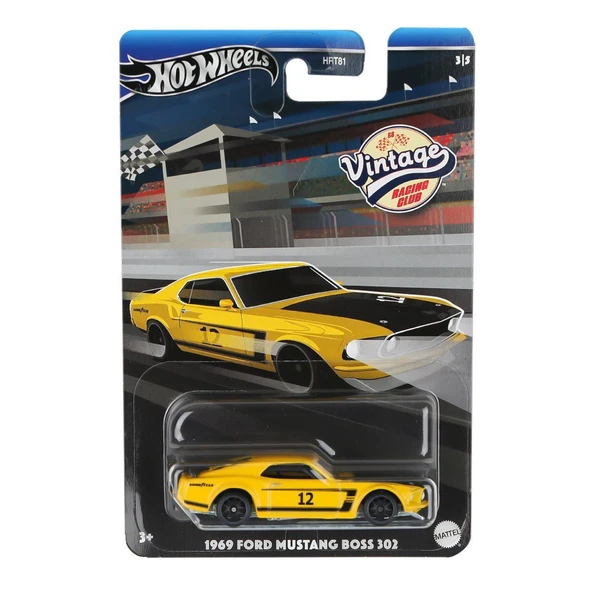 HRT81 Hot Wheels Vintage Temalı Arabalar - 2